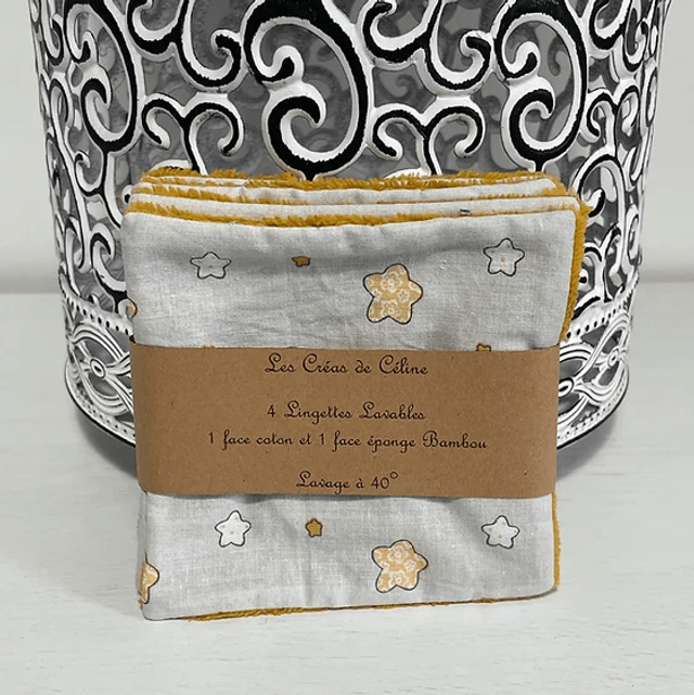 Lot de 4 lingettes 