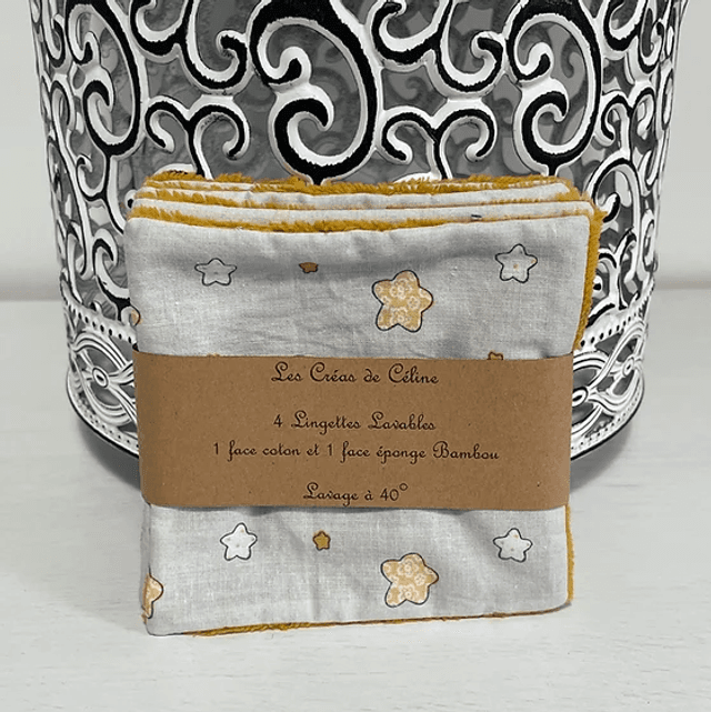 Lot de 4 lingettes 